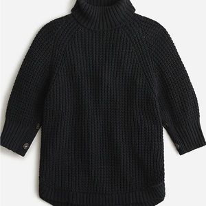 NWT JCrew turtleneck cotton poncho
